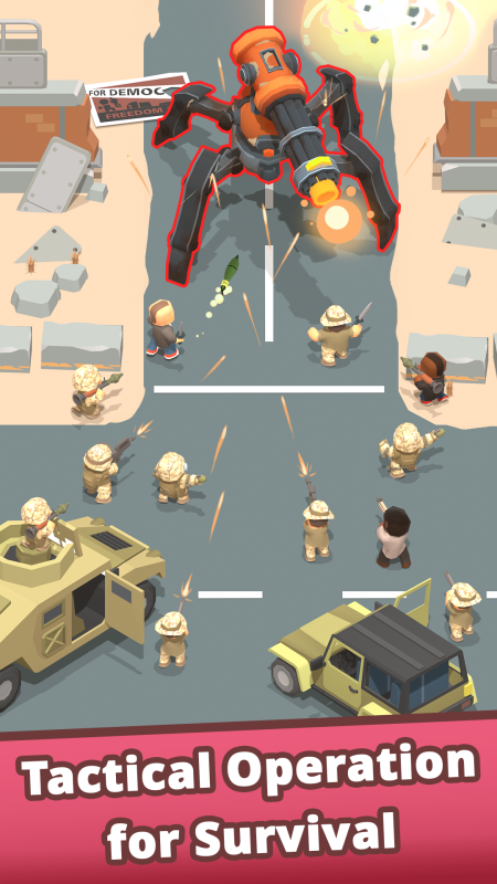 闲置军队v1.21.0中文版免费下载|放置策略+武器制造模拟手游-锐品游戏库