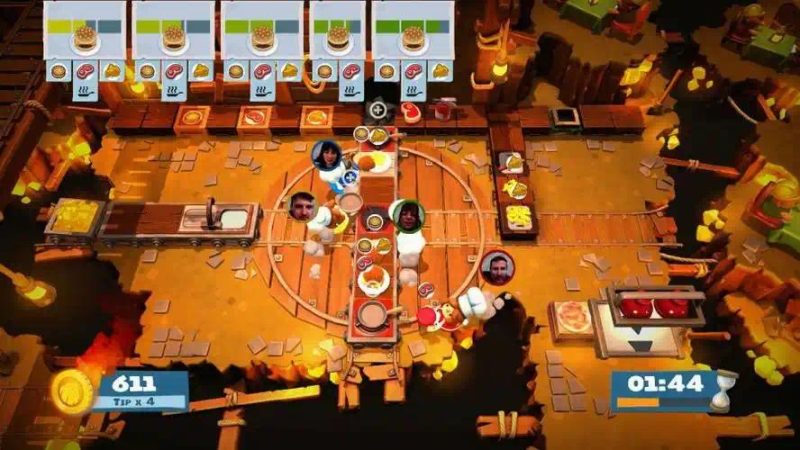 胡闹厨房2 v1.0.19 中文版 双人合作烹饪高画质模拟器免费下载-锐品游戏库