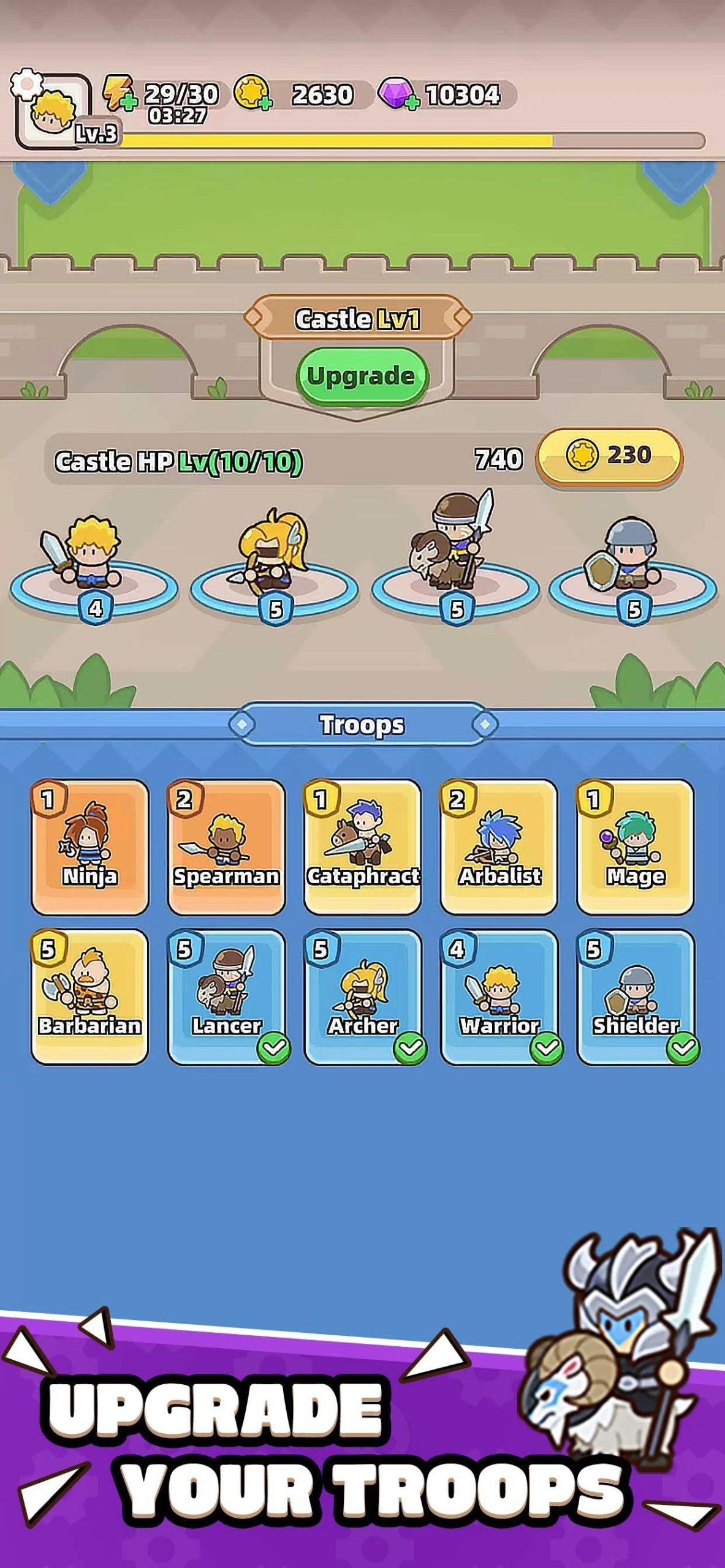 图片[3]-装备守护者1.2.1中文版免广告放置策略手游免费下载-锐品游戏库