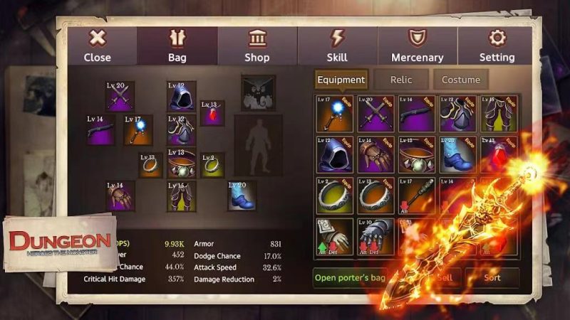 怪物地下城狩猎大师v1.2最新中文版下载|高爆率地牢RPG动作手游-锐品游戏库