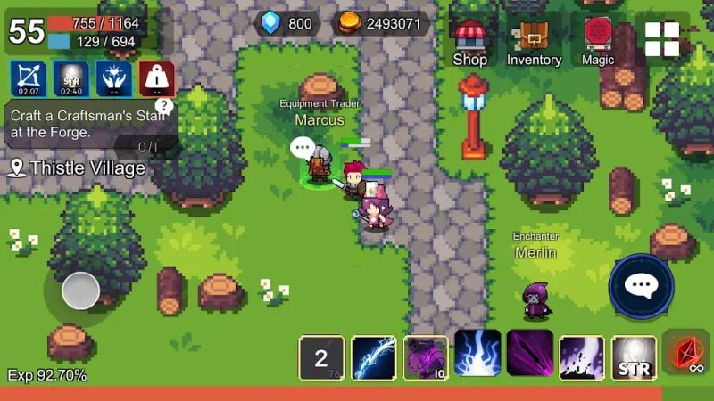 壮游v1.1.0汉化版高福利RPG手游下载 奇幻刷装冒险-锐品游戏库