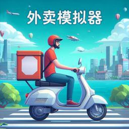 图片[1]-外卖模拟器V1.0.1中文版高画质自由配送模拟经营手游免费下载-锐品游戏库