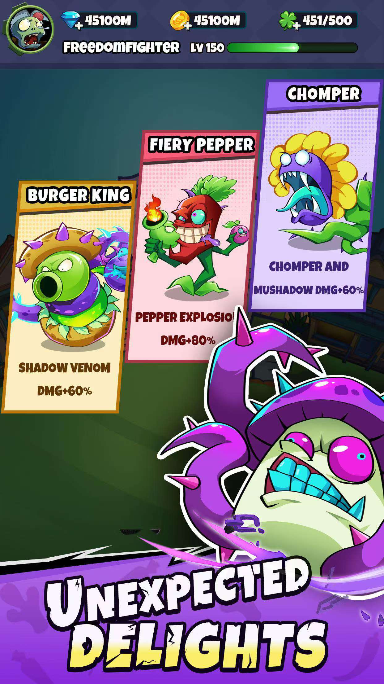 图片[2]-疯狂植物Crazy Plants 1.0.18中文免广告版下载|双人合作塔防策略手游-锐品游戏库