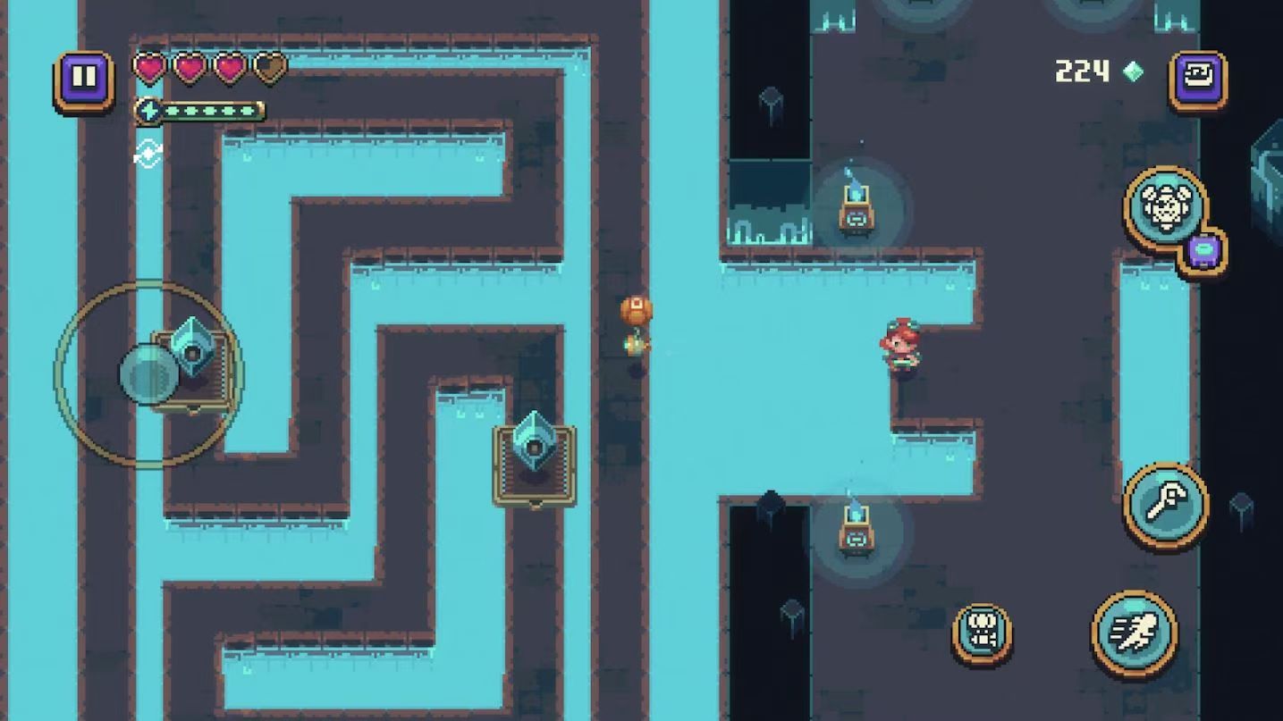 图片[1]-烁石物语Sparklite 1.8.309中文版免费下载 像素roguelite动作冒险手游-锐品游戏库