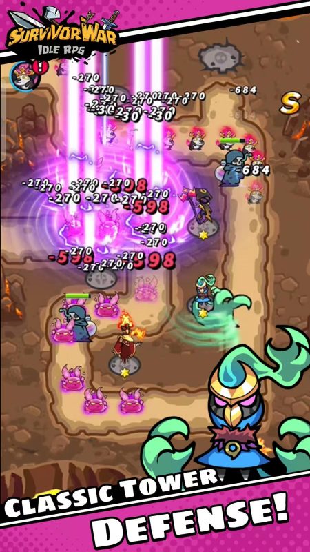 Survivor War塔防手游1.0.5中文版免费下载，英雄策略塔防0元畅玩-锐品游戏库