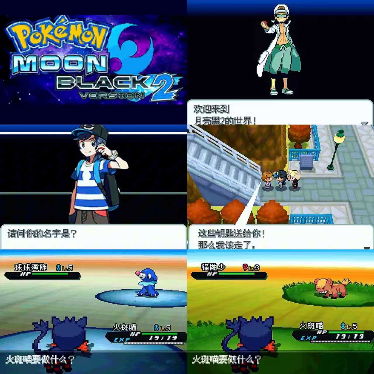 图片[1]-宝可梦月亮黑2中文版v4.1双端下载 阿罗拉形态+永久Mega进化高难改版-锐品游戏库