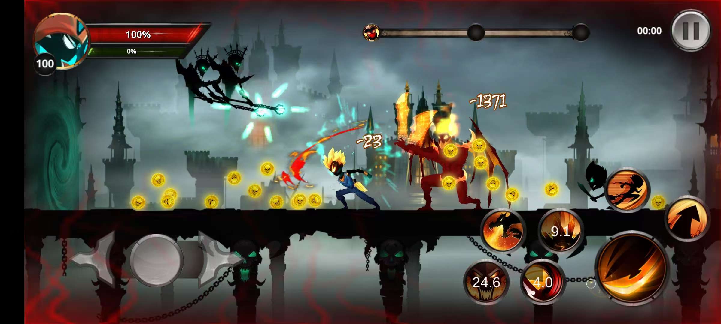 图片[1]-火柴人传说暗影格斗v7.0.4中文版下载|忍者格斗高画质动作手游-锐品游戏库