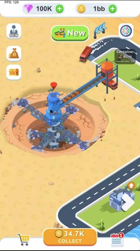 螺旋挖掘机帝国v0.2.2中文版免费下载|放置采矿模拟经营手游-锐品游戏库