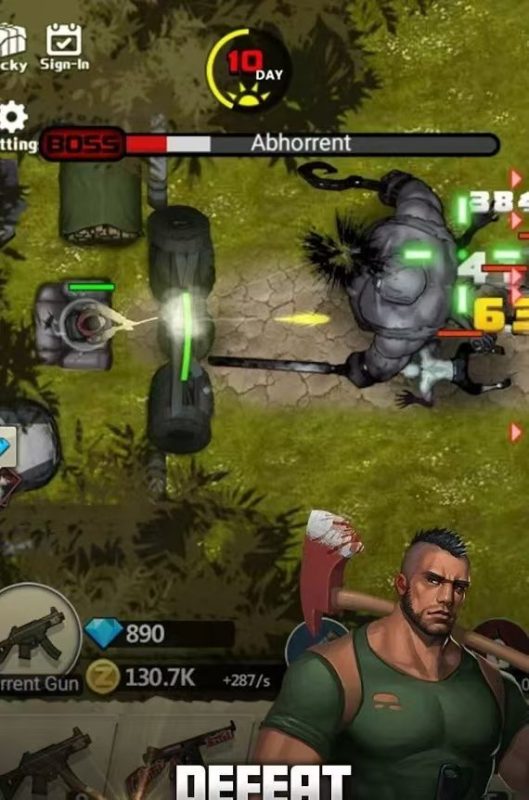 合并生存v1.1.2中文版下载|放置塔防合成枪支抵御僵尸潮高福利手游-锐品游戏库