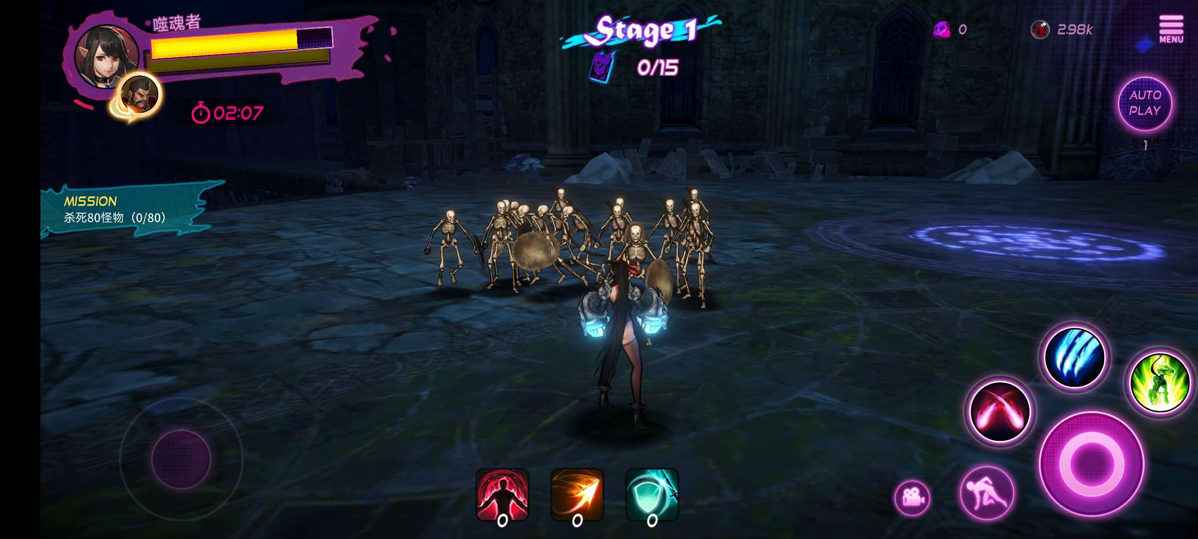 图片[1]-无双热战v1.0.12中文版下载|3D美少女动作冒险+双英雄切换手游-锐品游戏库