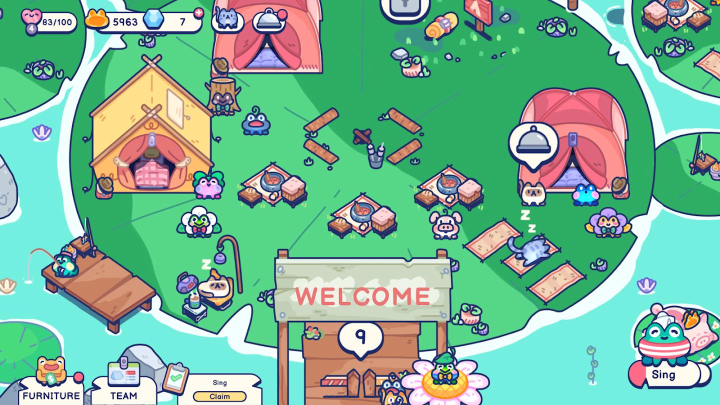 图片[2]-池塘伙伴V0.13.1中文版安卓下载 模拟经营露营地放置养成-锐品游戏库