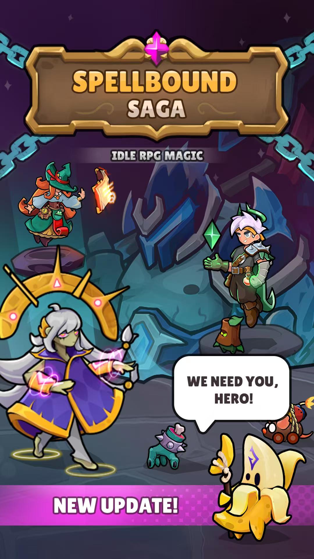 图片[2]-Spellbound Saga:Idle RPG Magic v0.8.3.1中文版 魔法放置冒险手游免费下载-锐品游戏库