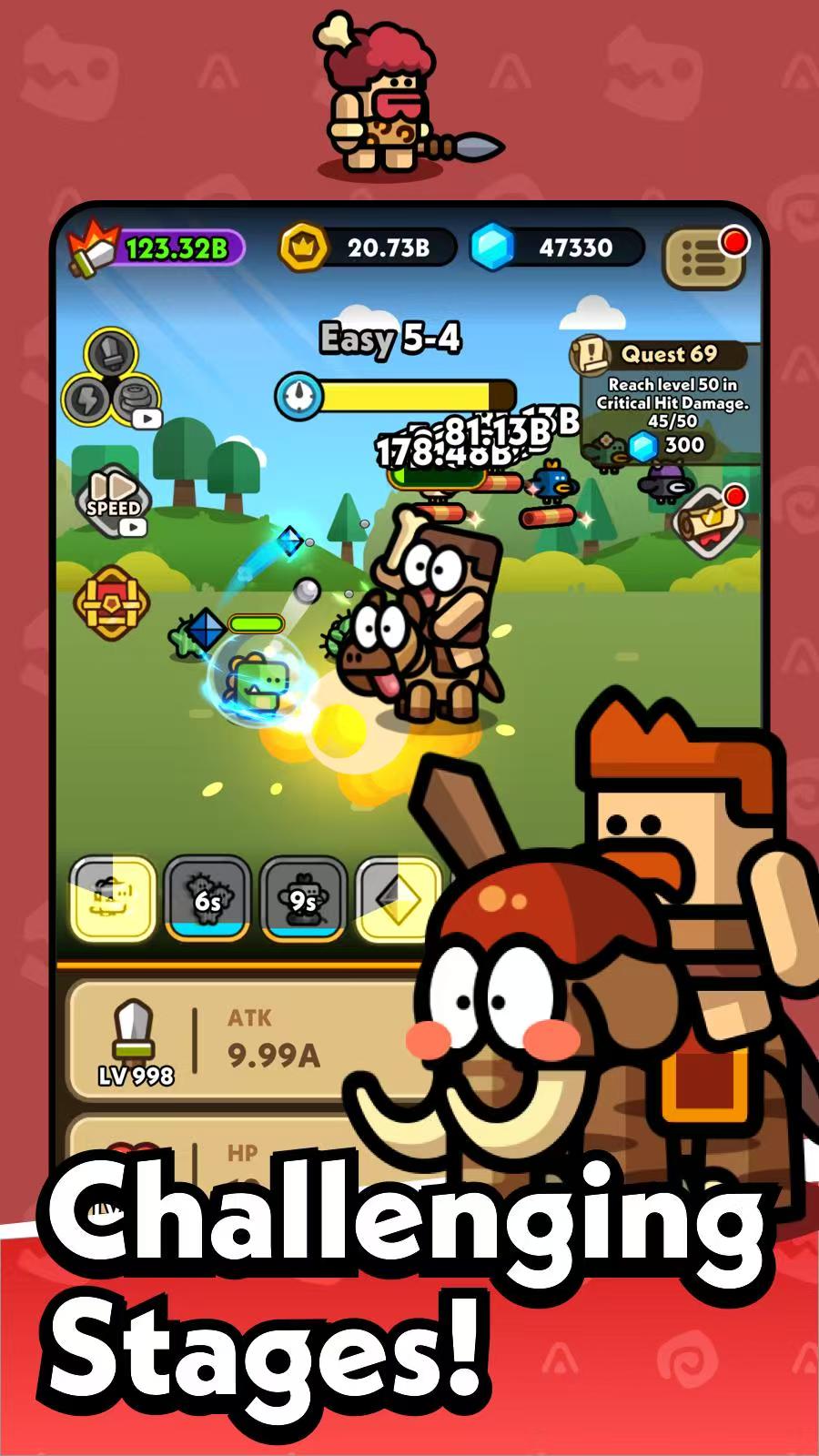 图片[1]-Hero Dino 1.15.3中文版放置RPG高画质恐龙收集养成手游免费下载-锐品游戏库