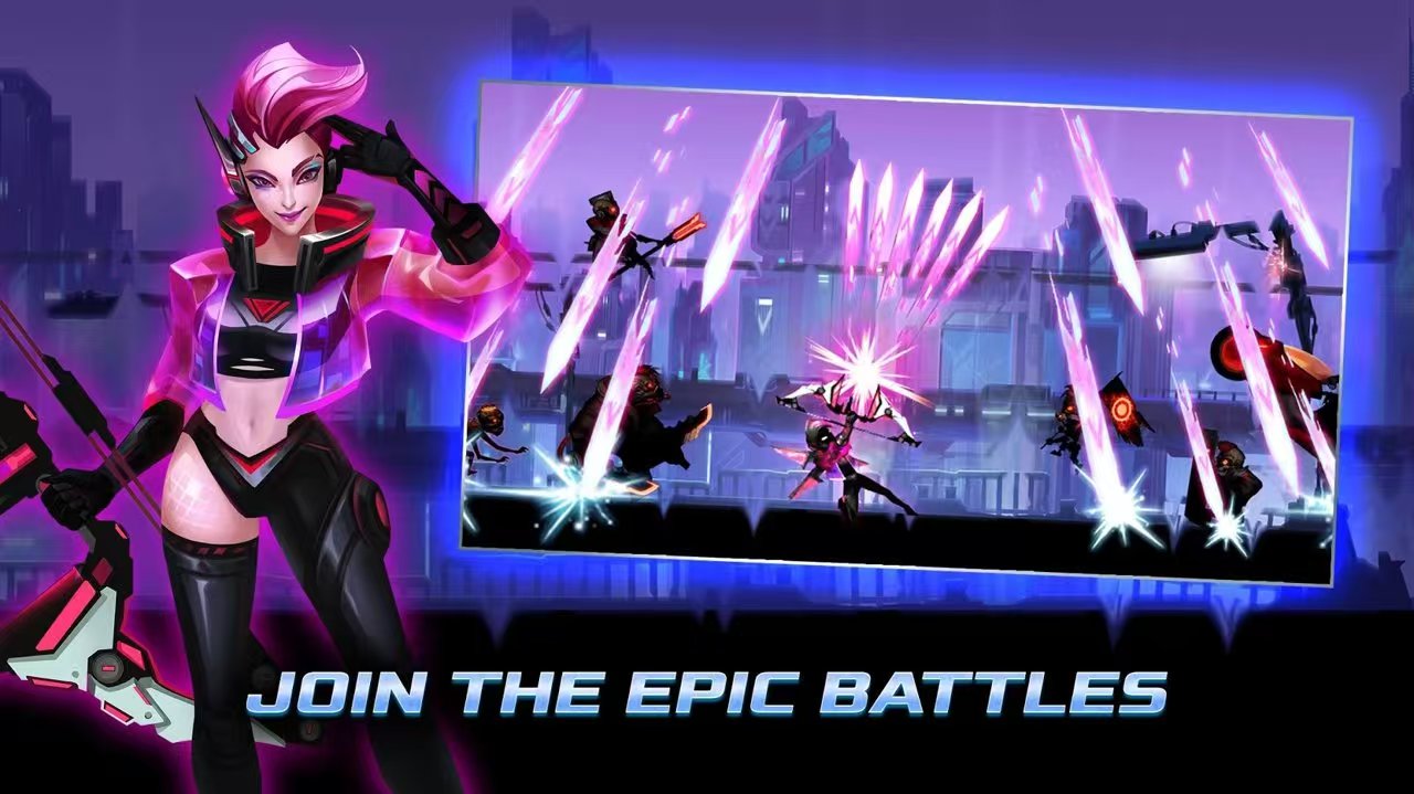 图片[1]-Cyber Fighters 1.12.14中文版高画质动作格斗手游免费下载-锐品游戏库