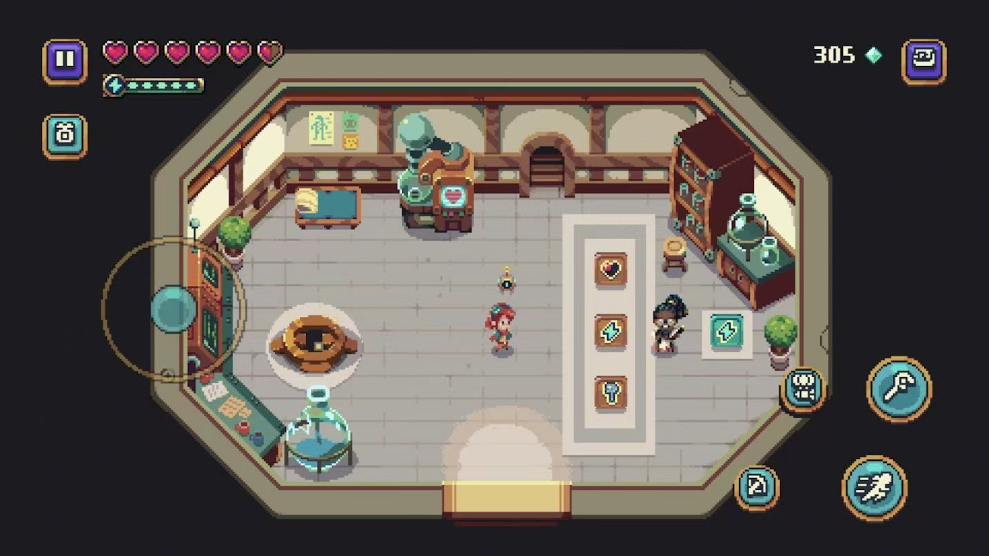 图片[2]-Sparklite烁石物语1.8.309中文版下载|像素Roguelite动作冒险手游高画质-锐品游戏库