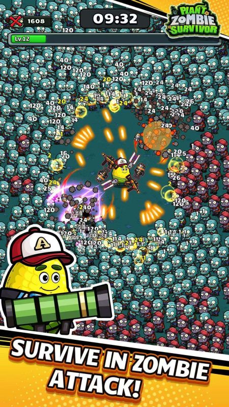 Plant Zombie Survivor 1.1.4中文版免广告下载|植物僵尸生存射击手游-锐品游戏库