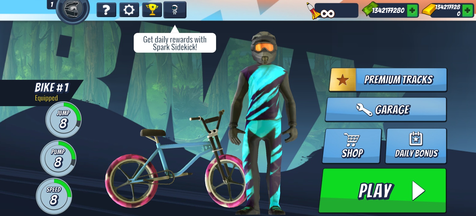 图片[1]-疯狂自行车2 V2.8.6中文版安卓下载|BMX极限竞速高画质手游-锐品游戏库